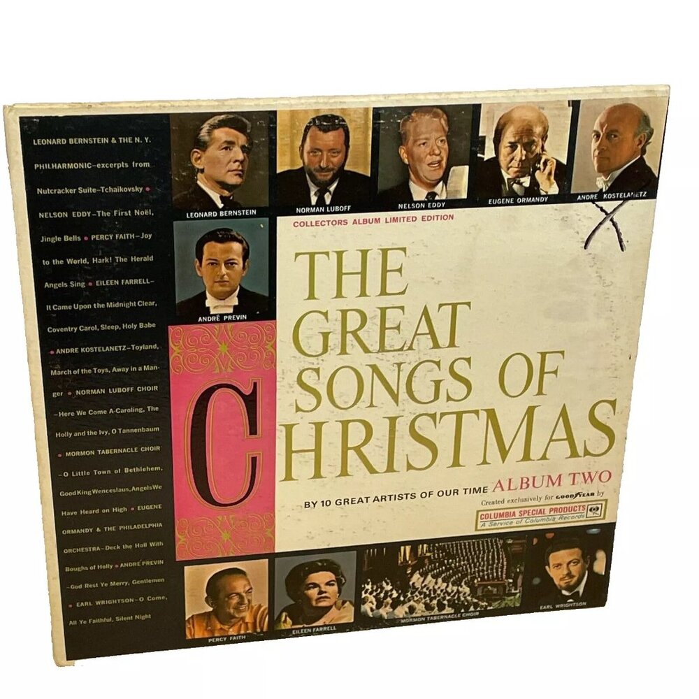 The Great Songs Of Christmas Album Two (Vinyl, 1962) Columbia Special Products